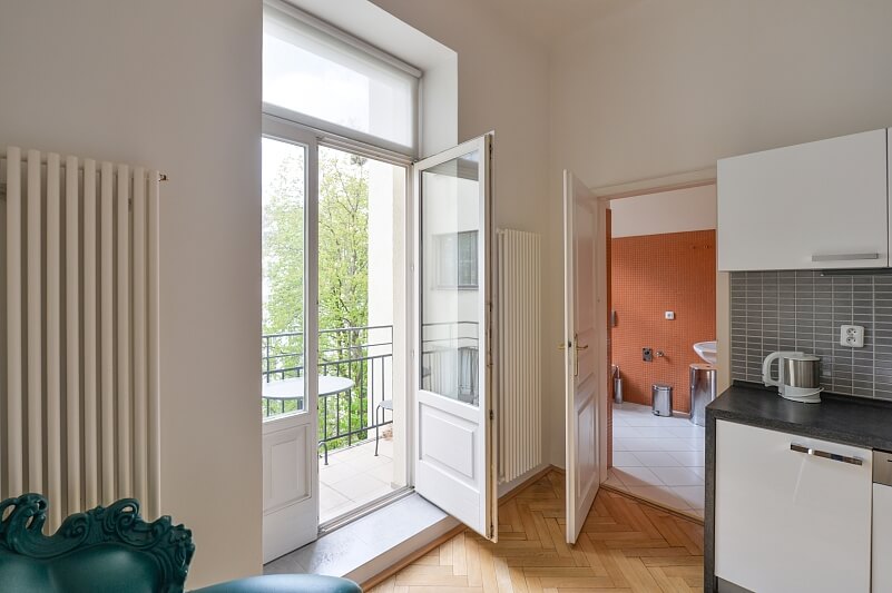 Anny Letenské, Vinohrady - Prague 2 | Rent, Apartment One-bedroom (2+1), 80 m²