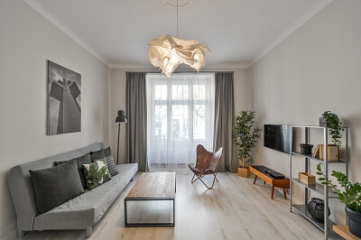 Kubelíkova, Žižkov - Prague 3 | Rent, Apartment One-bedroom (2+kk), 52 m²