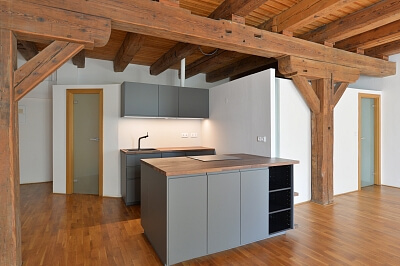 Povltavská, Troja - Prague 7 | Rent, Apartment One-bedroom (2+kk), 63 m²