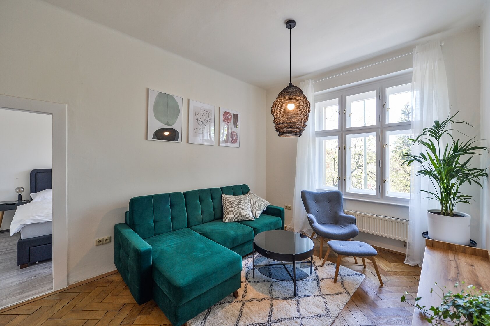 Rooseveltova, Bubeneč - Praha 6 | Pronájem, Byt 2+kk, 51 m²