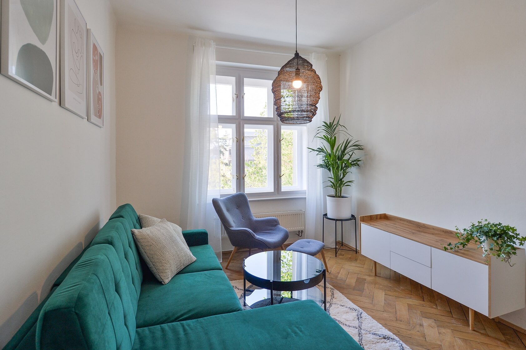 Rooseveltova, Bubeneč - Prague 6 | Rent, Apartment One-bedroom (2+kk), 51 m²