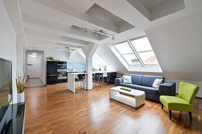 Letohradská, Holešovice - Prague 7 | Rent, Apartment One-bedroom (2+kk), 90 m²