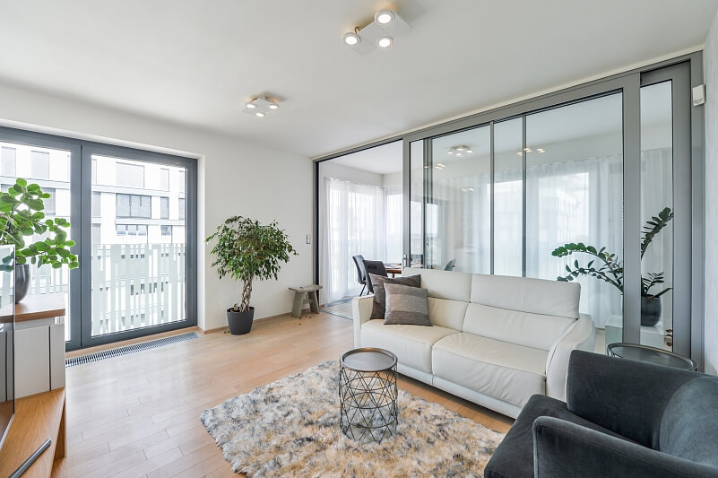 Olšanská, Žižkov - Prague 3 | Rent, Apartment One-bedroom (2+kk), 60 m²