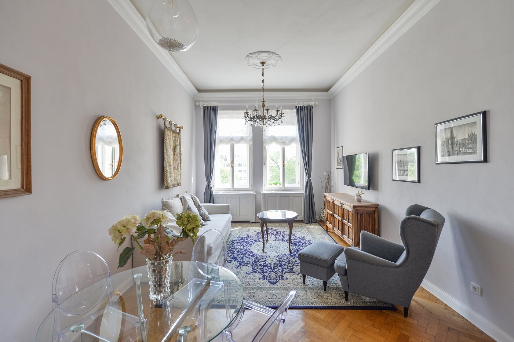 Korunní, Vinohrady - Praha 3 | Pronájem, Byt 3+kk, 91 m²