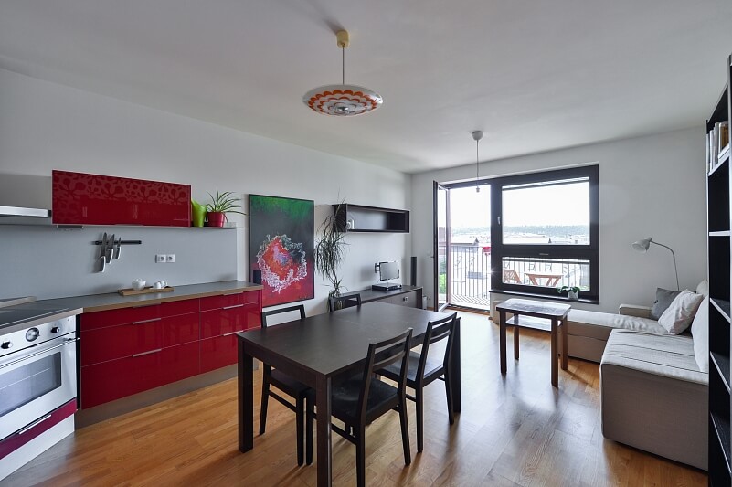 U Uranie, Holešovice - Prague 7 | Rent, Apartment One-bedroom (2+kk), 73 m²