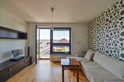 U Uranie, Holešovice - Prague 7 | Rent, Apartment One-bedroom (2+kk), 73 m²