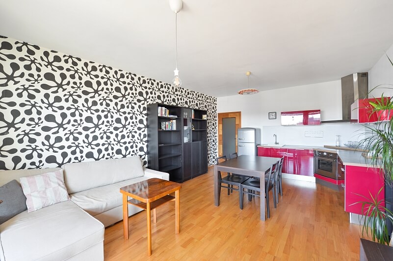 U Uranie, Holešovice - Prague 7 | Rent, Apartment One-bedroom (2+kk), 73 m²