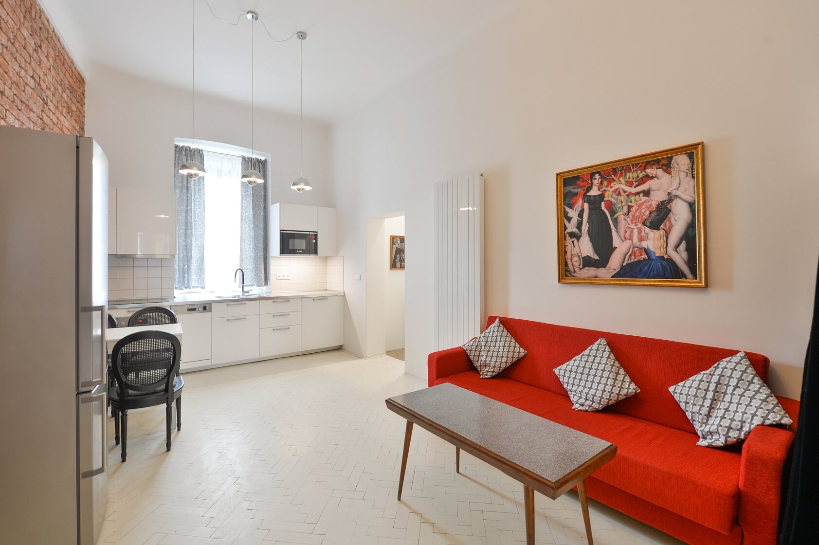 Mezibranská, Nové Město - Prague 1 | Rent, Apartment One-bedroom (2+kk), 50 m²