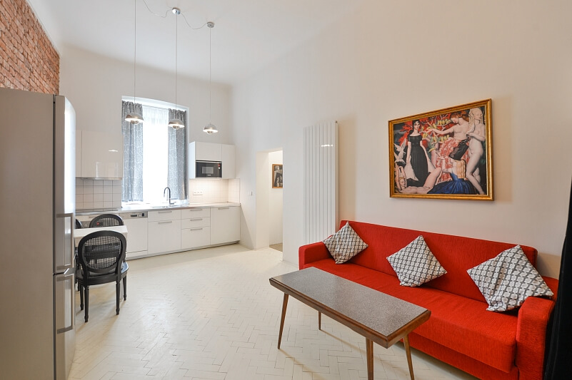 Mezibranská, Nové Město - Praha 1 | Pronájem, Byt 2+kk, 50 m²