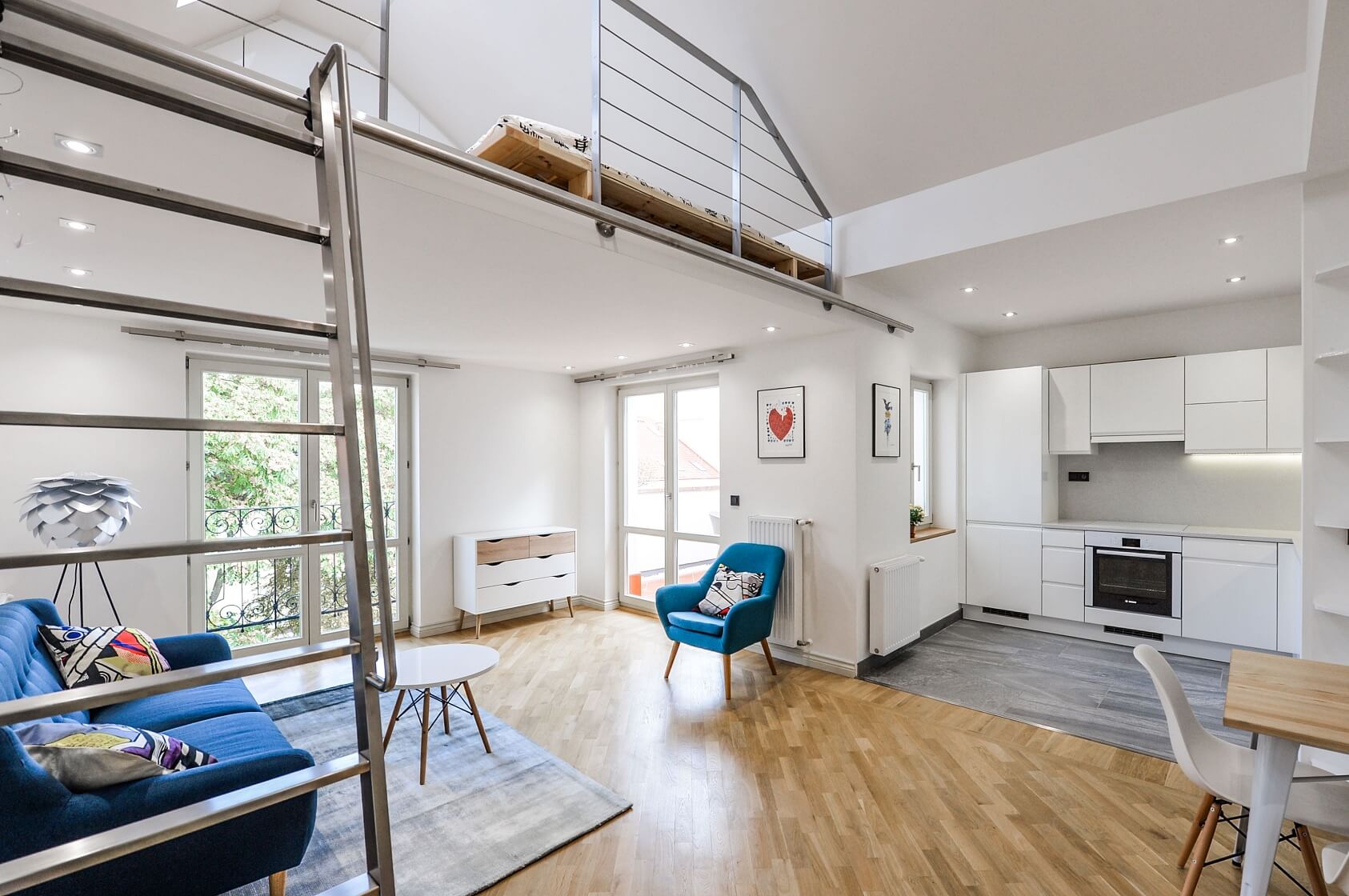 Přemyslovská, Vinohrady - Prague 3 | Rent, Apartment Studio (1+kk), 58 m²