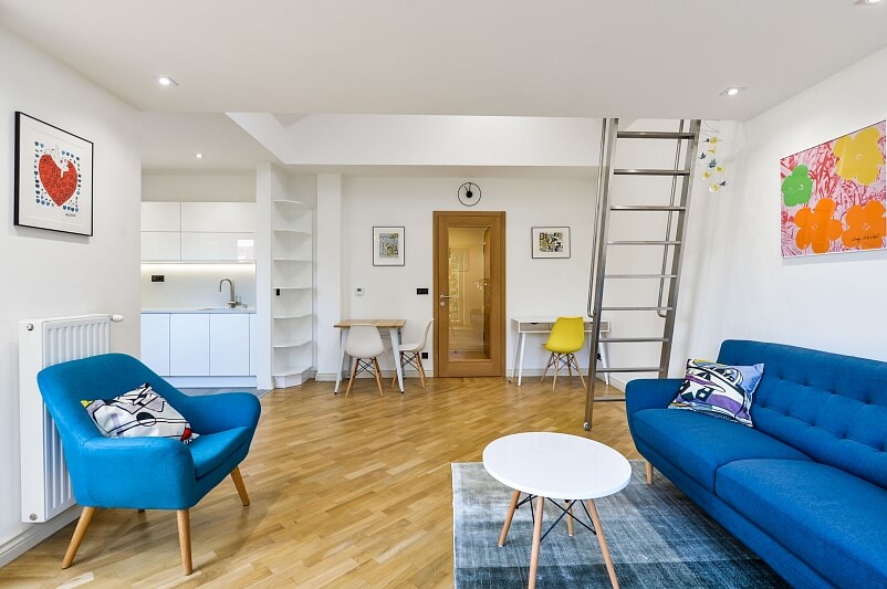 Přemyslovská, Vinohrady - Praha 3 | Pronájem, Byt 1+kk, 58 m²