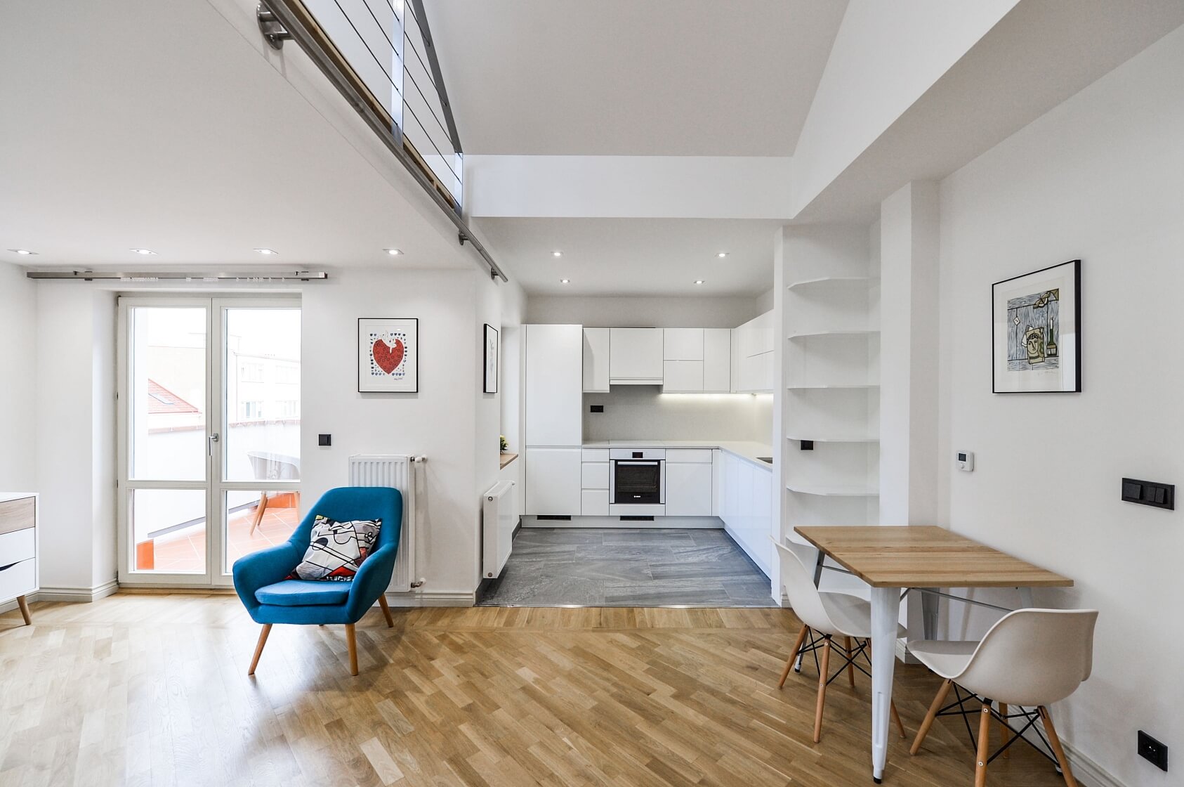 Přemyslovská, Vinohrady - Prague 3 | Rent, Apartment Studio (1+kk), 58 m²