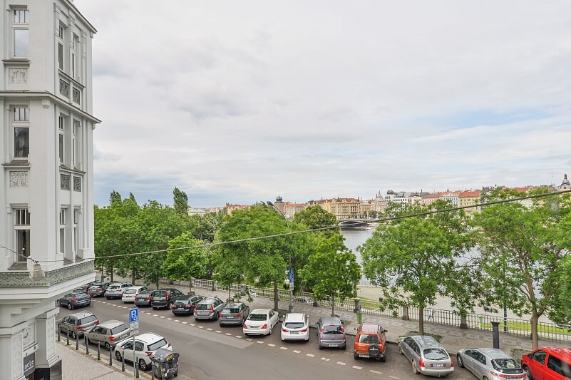 Janáčkovo nábřeží, Smíchov - Praha 5 | Pronájem, Byt 3+1, 107 m²