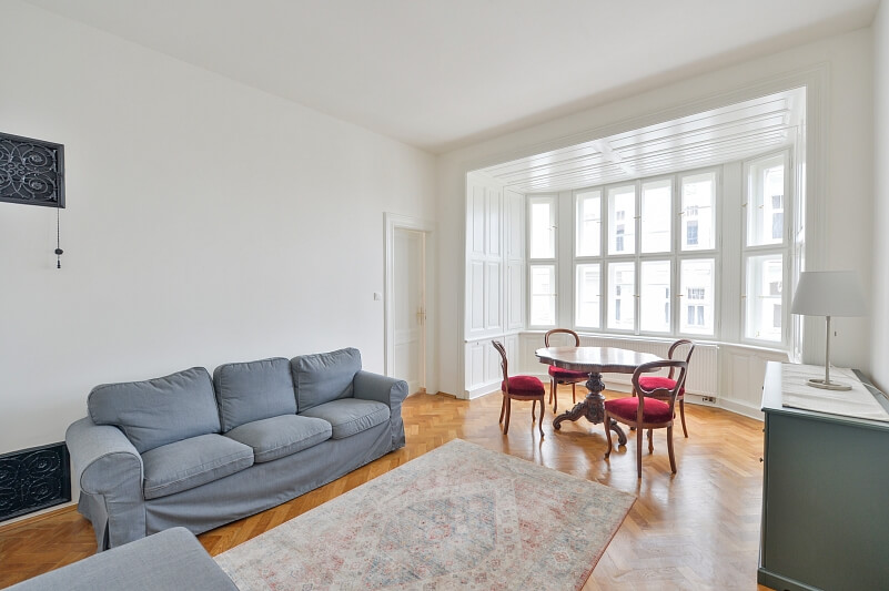 Janáčkovo nábřeží, Smíchov - Prague 5 | Rent, Apartment Two-bedroom (3+1), 107 m²