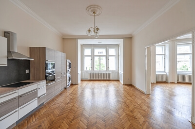 Anny Letenské, Vinohrady - Prague 2 | Rent, Apartment Two-bedroom (3+kk), 105 m²