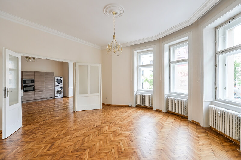 Anny Letenské, Vinohrady - Prague 2 | Rent, Apartment Two-bedroom (3+kk), 105 m²