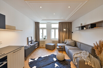 Žižkov - Prague 3 | Rent, Apartment One-bedroom (2+kk), 55 m²