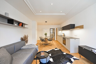 Žižkov - Prague 3 | Rent, Apartment One-bedroom (2+kk), 55 m²