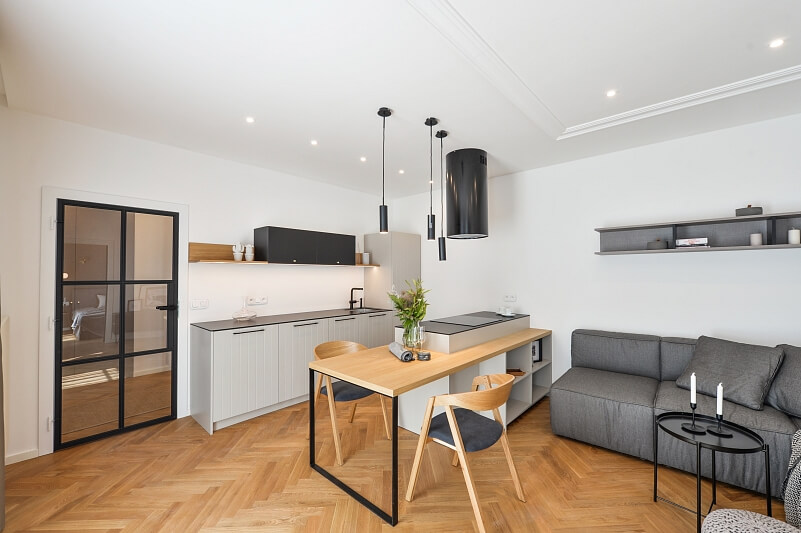 Žižkov - Prague 3 | Rent, Apartment One-bedroom (2+kk), 42 m²