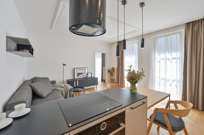 Žižkov - Prague 3 | Rent, Apartment One-bedroom (2+kk), 43 m²