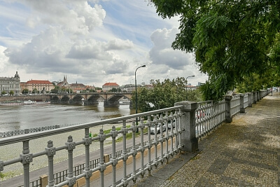 Janáčkovo nábřeží, Smíchov - Prague 5 | Rent, Apartment Three-bedroom (4+1), 116 m²