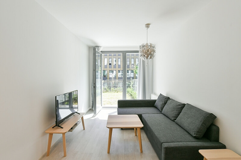 U Mlýnského kanálu, Karlín - Prague 8 | Rent, Apartment One-bedroom (2+kk), 56 m²