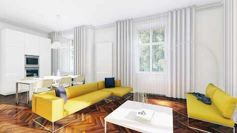 Brno - sever - Brno-město | Sale, Apartment Two-bedroom (3+1), 115 m²