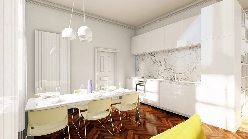 Brno - sever - Brno-město | Sale, Apartment Two-bedroom (3+1), 115 m²