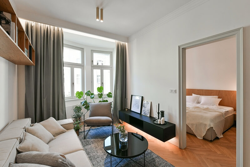 Nusle - Prague 2 | Rent, Apartment One-bedroom (2+kk), 43 m²