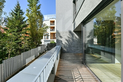 U Vlachovky, Libeň - Prague 8 | Rent, Apartment One-bedroom (2+kk), 81 m²