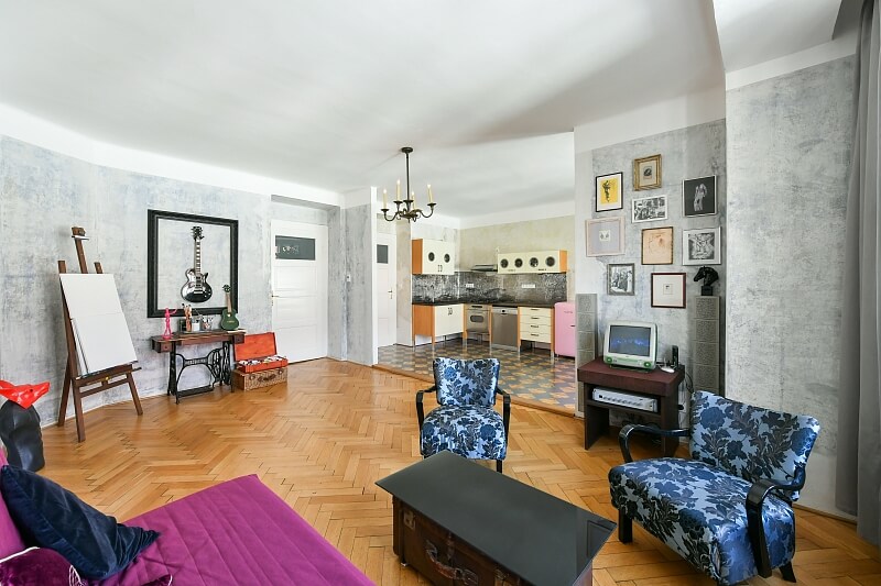 Zelenky-Hajského, Žižkov - Prague 3 | Rent, Apartment One-bedroom (2+kk), 80 m²