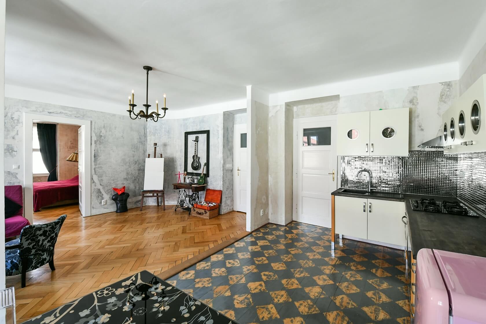 Zelenky-Hajského, Žižkov - Prague 3 | Rent, Apartment One-bedroom (2+kk), 80 m²