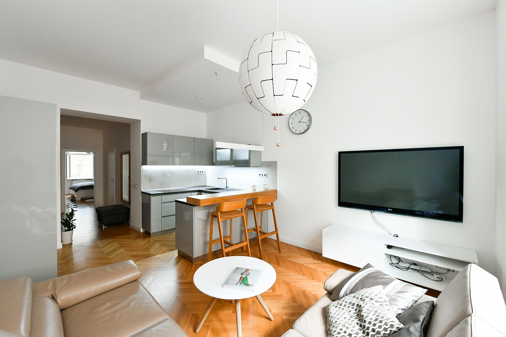 Ondříčkova, Žižkov - Prague 3 | Rent, Apartment One-bedroom (2+kk), 58 m²