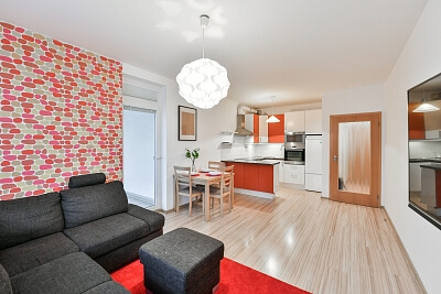 Pod Harfou, Vysočany - Prague 9 | Rent, Apartment Two-bedroom (3+kk), 79 m²