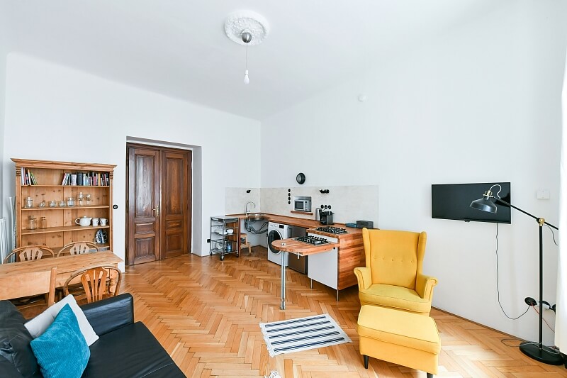 Řehořova, Žižkov - Prague 3 | Sale, Apartment One-bedroom (2+kk), 45 m²