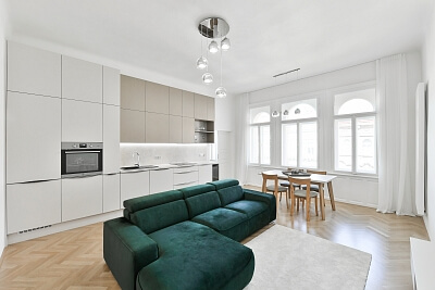 Korunní, Vinohrady - Prague 2 | Rent, Apartment Two-bedroom (3+kk), 92 m²