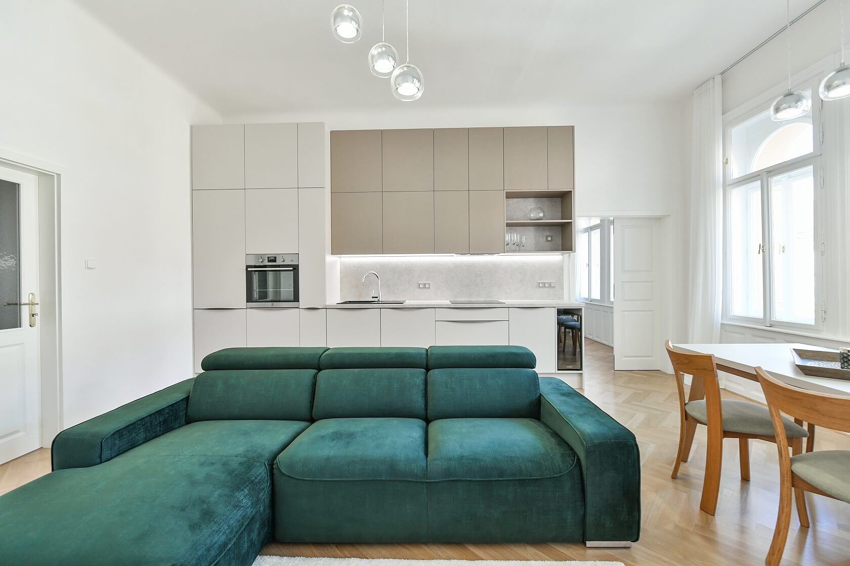 Korunní, Vinohrady - Praha 2 | Pronájem, Byt 3+kk, 92 m²