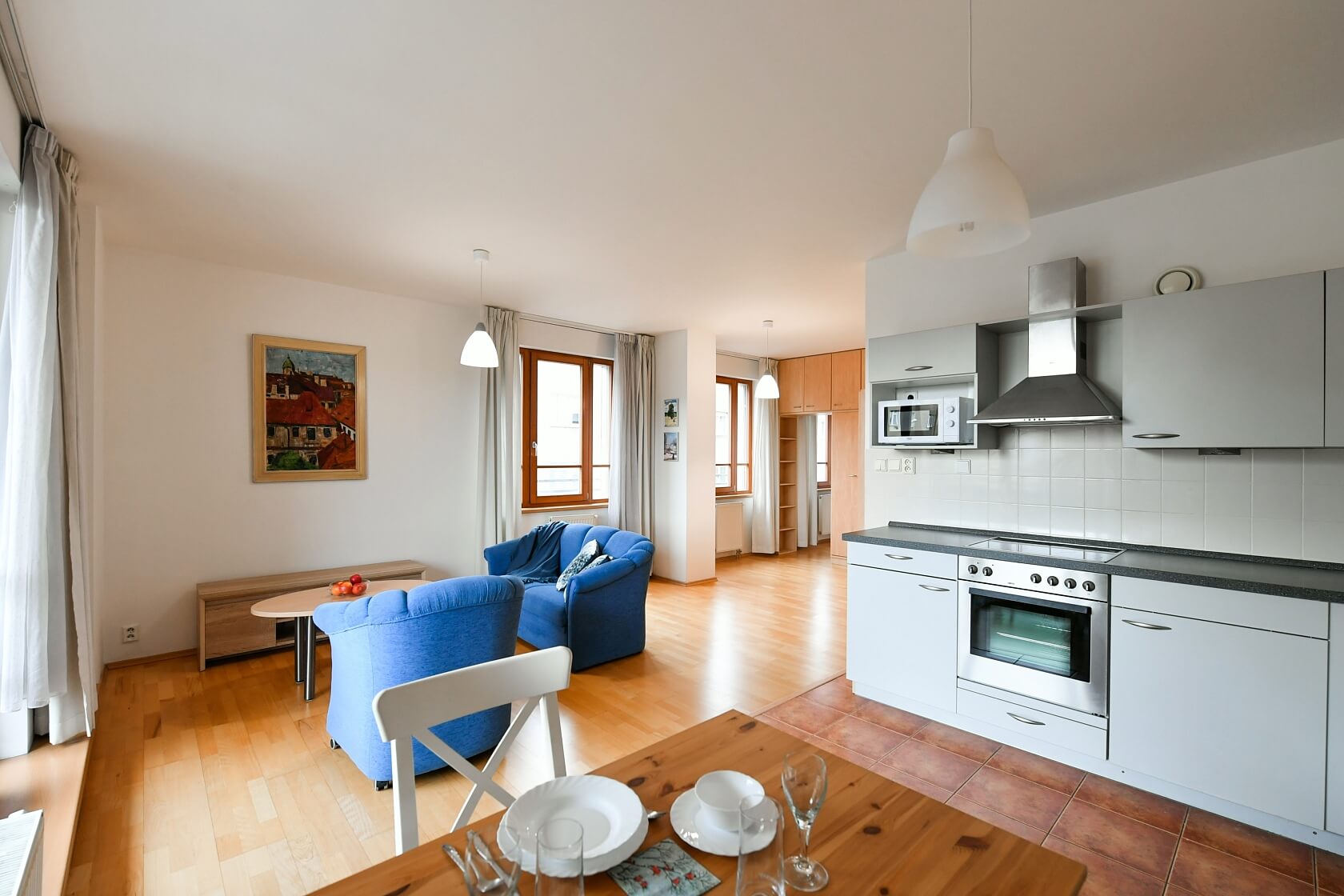 Petrohradská, Vršovice - Prague 10 | Rent, Apartment One-bedroom (2+kk), 62 m²