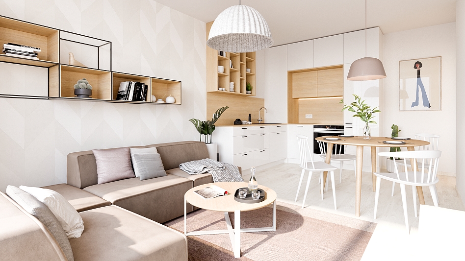 Na Parkáně, Beroun | Sale, Apartment One-bedroom (2+kk), 59 m²