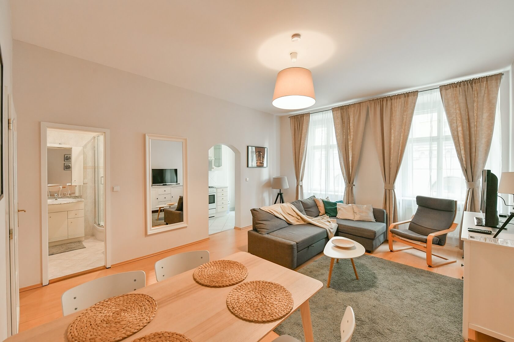 Rybná, Staré Město - Praha 1 | Pronájem, Byt 2+kk, 42 m²