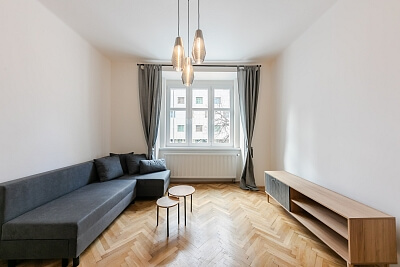 Lucemburská, Žižkov - Prague 3 | Rent, Apartment Two-bedroom (3+kk), 70 m²