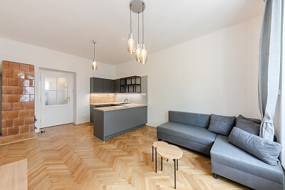 Lucemburská, Žižkov - Prague 3 | Rent, Apartment Two-bedroom (3+kk), 70 m²