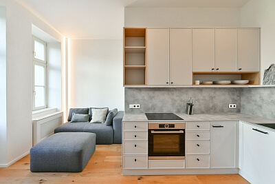 Peckova, Karlín - Prague 8 | Rent, Apartment One-bedroom (2+kk), 54 m²
