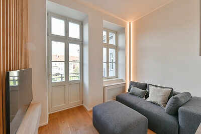 Peckova, Karlín - Prague 8 | Rent, Apartment One-bedroom (2+kk), 54 m²