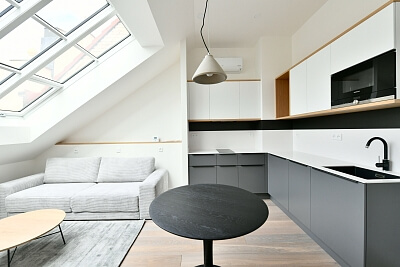 Slavíkova, Vinohrady - Prague 3 | Rent, Apartment One-bedroom (2+kk), 58 m²