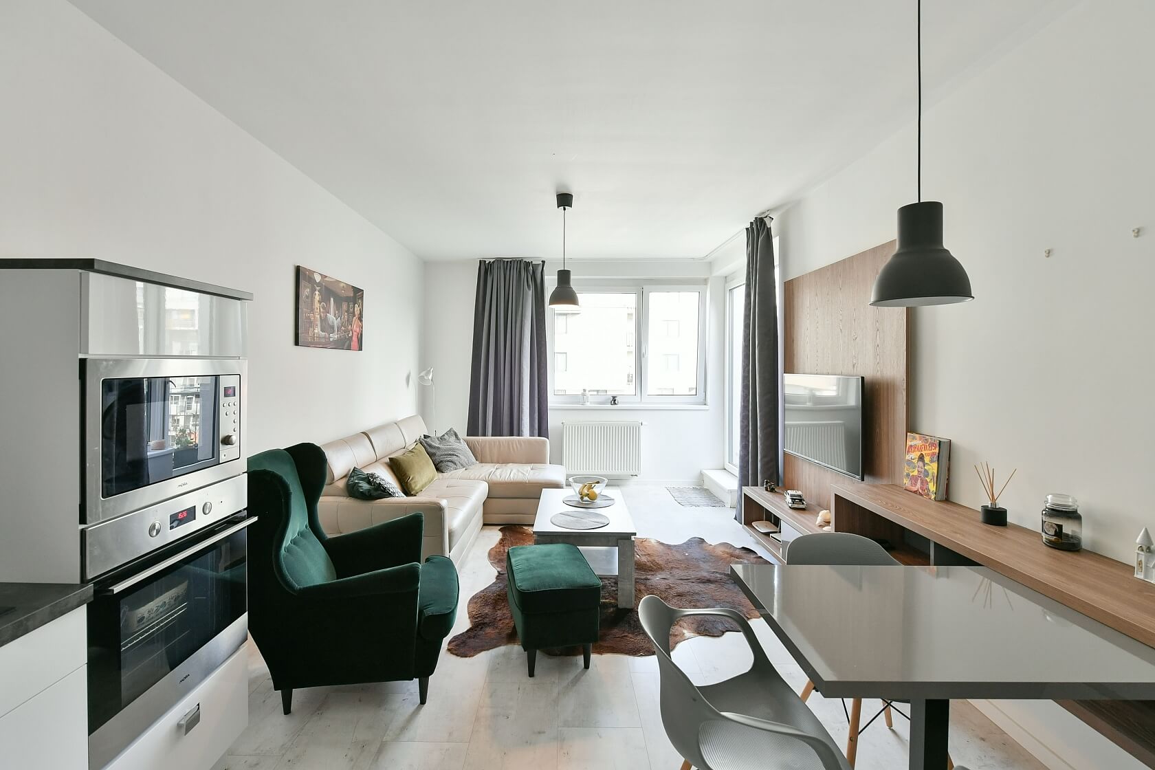 Pod Harfou, Vysočany - Praha 9 | Pronájem, Byt 2+kk, 59 m²