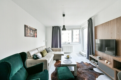 Pod Harfou, Vysočany - Prague 9 | Rent, Apartment One-bedroom (2+kk), 59 m²