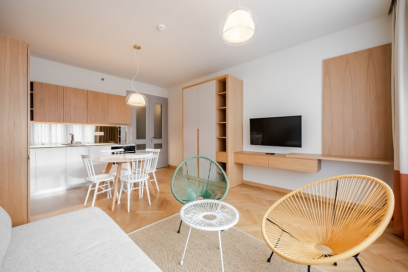 Krkonošská, Vinohrady - Prague 2 | Rent, Apartment One-bedroom (2+kk), 45 m²