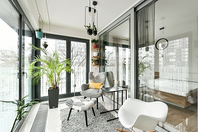 Olšanská, Žižkov - Prague 3 | Rent, Apartment One-bedroom (2+kk), 65 m²