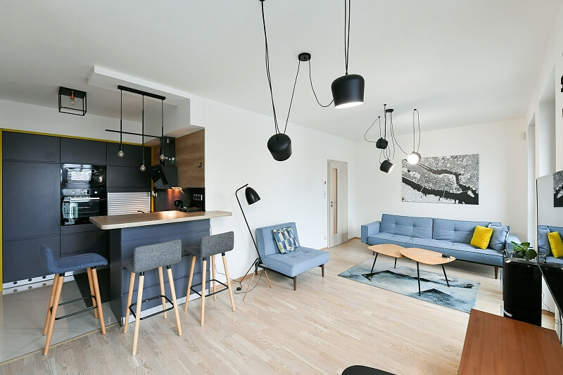 Olšanská, Žižkov - Prague 3 | Rent, Apartment One-bedroom (2+kk), 65 m²